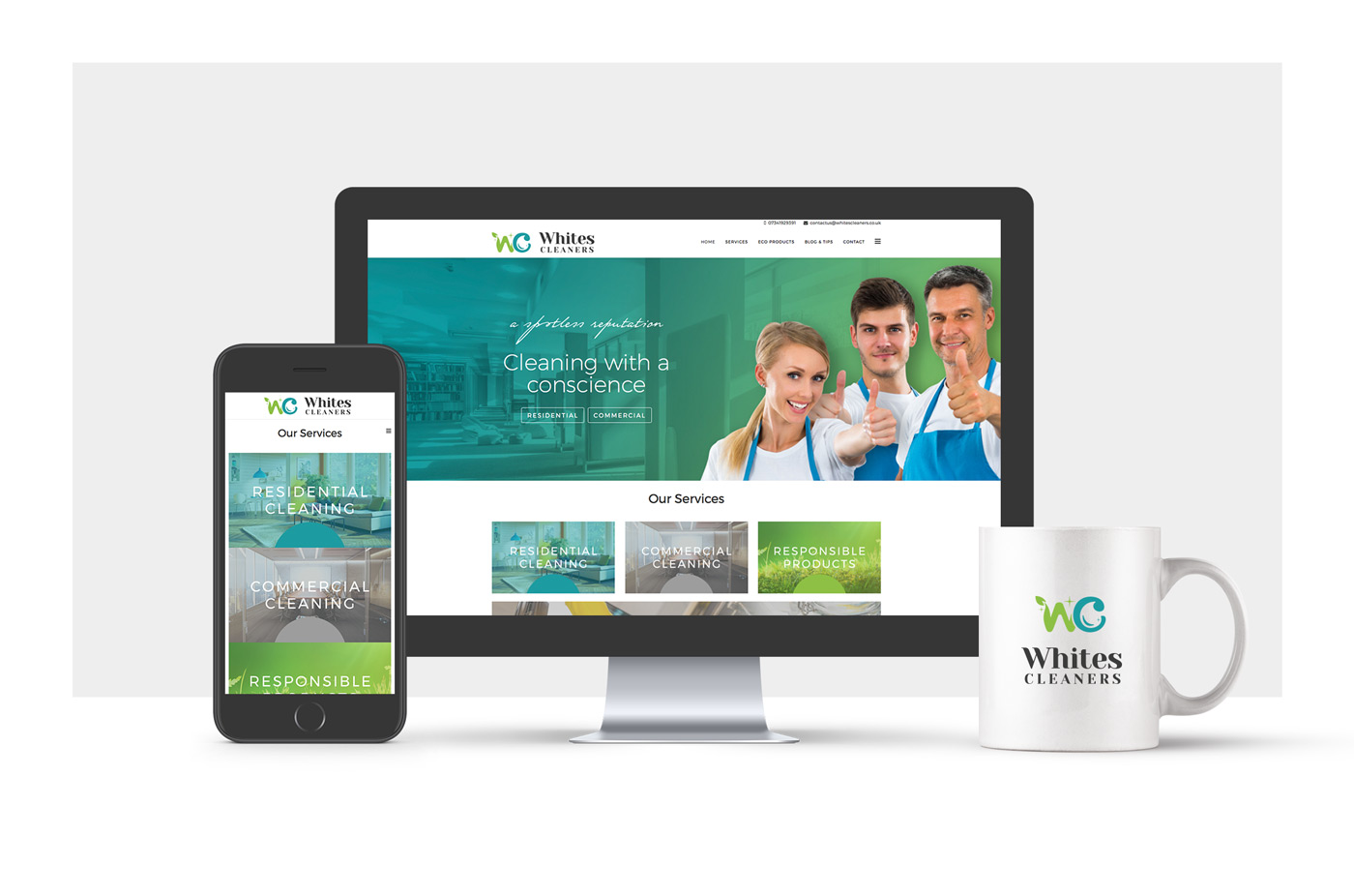 Whites Cleaners Website Development