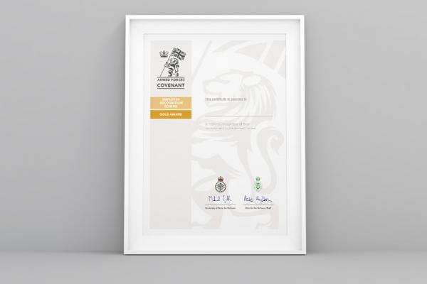 Armed Forces Covenant Certificate