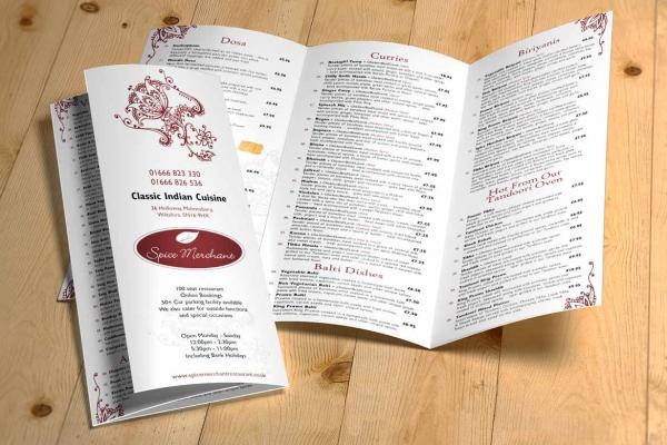 Spice Merchant Malmesbury Menu
