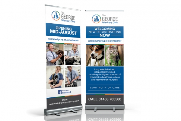 The George Vets Roller Banners